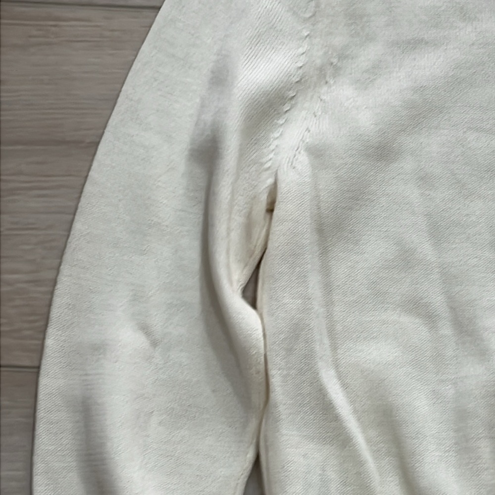 Sandro Off-White Crew Neck Sweater - Picture 12 of 15
